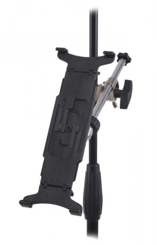 PROEL Univerzális tablet tartó mikrofonállványra 4.7" - 12.9" eszközméret fekete