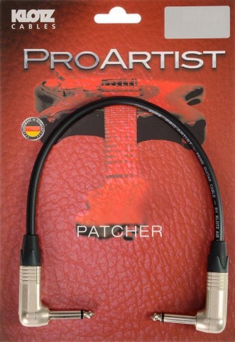 Klotz PRO ARTIST aszimmetrikus pro patch kábel nikkel csatlakozóval - Neutrik - 0,3m