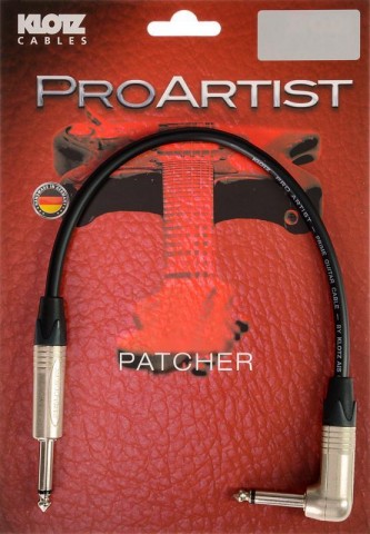 Klotz PRO ARTIST aszimmetrikus pro patch kábel nikkel csatlakozóval - Neutrik - 0,6m