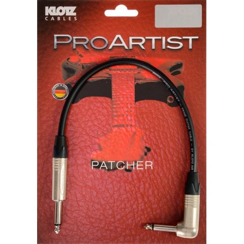 Klotz PRO ARTIST aszimmetrikus pro patch kábel nikkel csatlakozóval - Neutrik - 0,9m