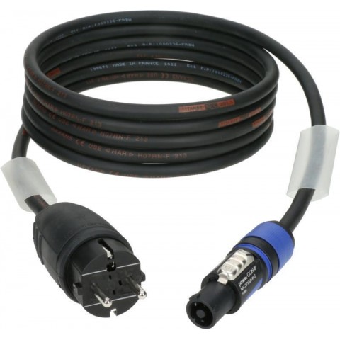 Klotz TITANEX H07RN-F tábkábel 3G 1,5 mm² Schuko - powerCON A - 10m