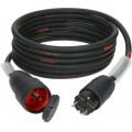 Klotz TITANEX H07RN-F tábkábel 3G 2,5 mm² Schuko papa/mama (FR és BE) - tömör gumi - 15m