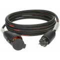 Klotz TITANEX H07RN-F tábkábel 3G 2,5 mm² Schuko papa/mama - tömör gumi - 10m