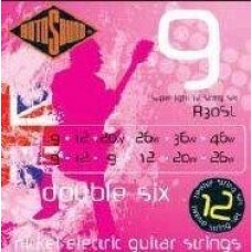 Rotosound Nikkel 12 húros elektromos gitár húrkészlet 9 double six