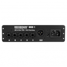 RockBoard Egységes Patchbay TRS & XLR IEC & Barrel Kapcsolatok