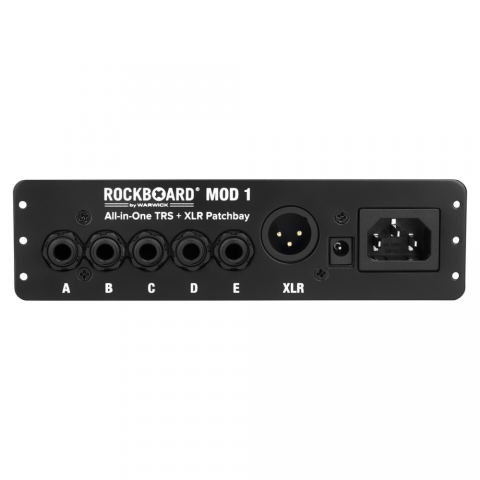 RockBoard Egységes Patchbay TRS & XLR IEC & Barrel Kapcsolatok