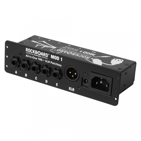 RockBoard Egységes Patchbay TRS & XLR IEC & Barrel Kapcsolatok