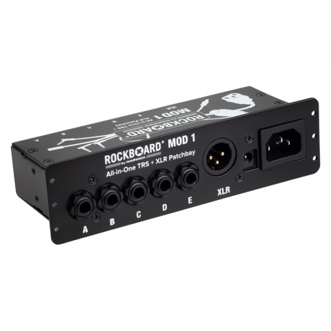RockBoard Egységes Patchbay TRS & XLR IEC & Barrel Kapcsolatok