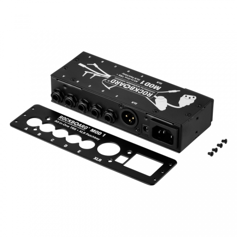 RockBoard Egységes Patchbay TRS & XLR IEC & Barrel Kapcsolatok