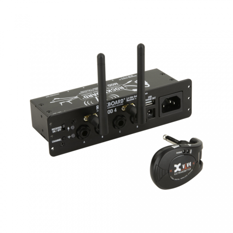 RockBoard Gitár vezeték nélküli vevő 2.4 GHz TRS patchbay 30 m hatótáv RockBoard Gitár vezeték nélküli vevő 2.4 GHz TRS patchbay 30 m hatótáv
