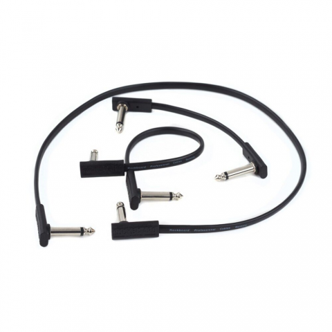 RockBoard Lapos Patch Kábel Extra Lapos Kialakítás Szögletes Dugók 10 cm