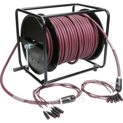 Klotz flexibilis RamCAT 5 csatornás multicore hálózati dob CAT5e (S/UTP) / etherCON - etherCON - 70m