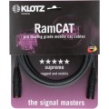 Klotz flexibilis RamCAT hálózati kábel - fekete CAT5e (S/UTP) / etherCON - etherCON - 1m
