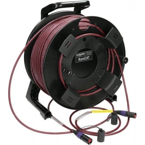 Klotz flexibilis RamCAT hálózati kábel dobon - CAT5e (S/UTP) / etherCON - etherCON - 50m