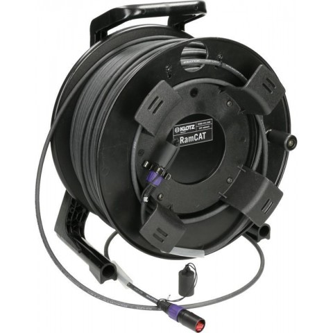 Klotz flexibilis RamCAT hálózati kábel dobon - CAT5e (S/UTP) / etherCON - etherCON - 120m