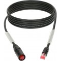 Klotz flexibilis RamCAT hálózati kábel - fekete CAT5e (S/UTP) / etherCON - RJ45 - 40m