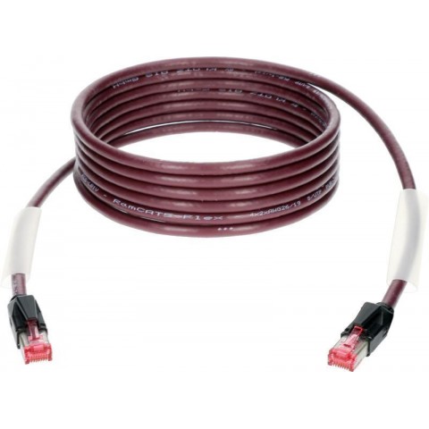 Klotz flexibilis RamCAT hálózati kábel - lila CAT5e (S/UTP) / RJ45 - RJ45- 10m