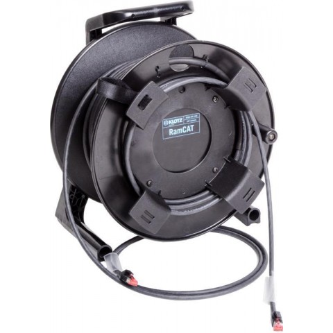 Klotz flexibilis RamCAT hálózati kábel dobon - CAT5e (S/UTP) / RJ45 - RJ45 - 70m