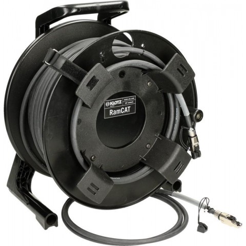 Klotz dupla árnyékolt RamCAT hálózati kábeldob rendszer CAT6a (SF/UTP) / RJ45 - RJ45 - 50m