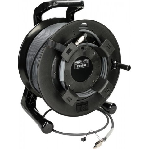 Klotz dupla árnyékolt RamCAT hálózati kábeldob rendszer CAT6a (SF/UTP) / RJ45 - RJ45 - 80m