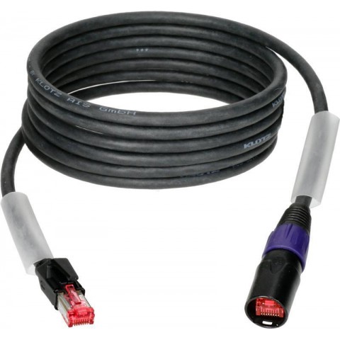 Klotz flexibilis dupla árnyékolt RamCAT hálózati kábel AWG24 CAT5e / etherCON - RJ45 - 1m