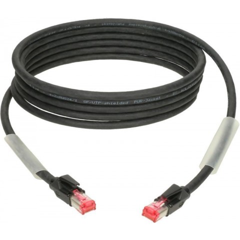 Klotz flexibilis dupla árnyékolt RamCAT hálózati kábel AWG24 CAT5e / RJ45 - RJ45 - 10m