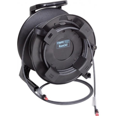 Klotz flexibilis dupla árnyékolt RamCAT hálózati kábeldob AWG24 CAT5e / RJ45 - RJ45- 100m