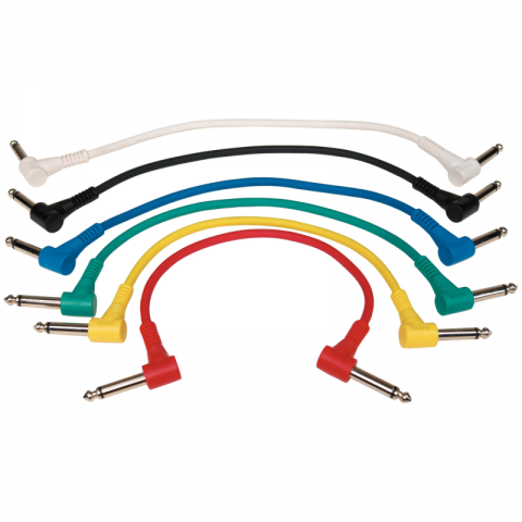 RockCable Patch kábelkészlet szögletes TS többszínű 6 db 30 cm