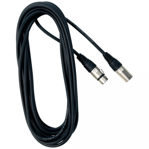 RockCable Mikrofonkábel XLR férfi-nő 6m tartós kivitel
