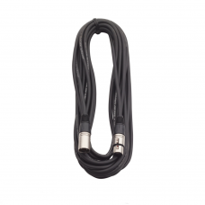 RockCable Mikrofonkábel XLR férfi-női 9m tartós fekete