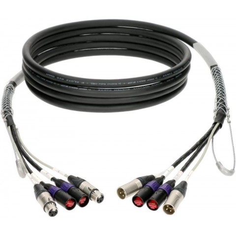 Klotz CAT5e és audió hibrid kábel 2 x etherCON + 2 x XLR 3p - 70m