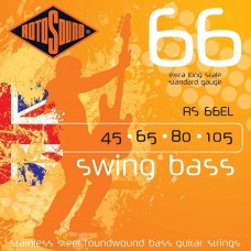 Rotosound Basszusgitár húrkészlet rozsdamentes acél extra hosszú 45 65 80 105
