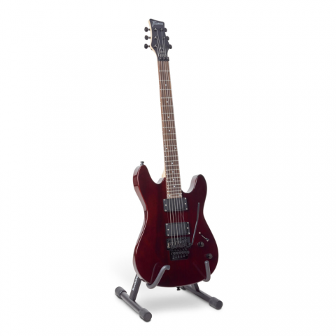 RockStand A-keret állvány elektromos gitár/basszusgitár habpárnázás összecsukható fekete