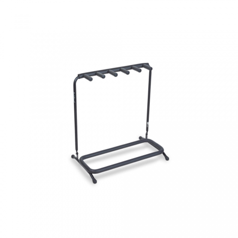 RockStand Többszörös gitártartó állvány 5 gitárhoz összecsukható habpárnázott fekete RockStand Többszörös gitártartó állvány 5 gitárhoz összecsukható habpárnázott fekete