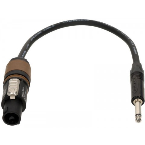Klotz 2 x 1,5 mm² hangszóró adapter speakON 2p mama - jack 2p papa - 0,3m
