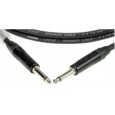 Klotz 2 x 1,5 mm² PVC hangfalkábel Neutrik Jack dugókkal - 1m