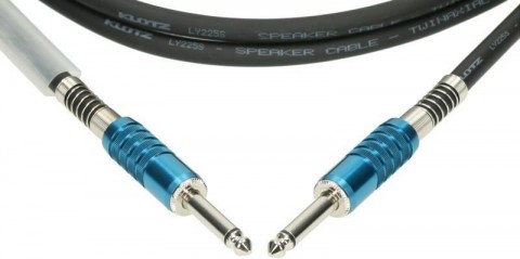 Klotz 2 x 2,5 mm² hangfalkábel PVC Klotz Jack dugókkal - 20m