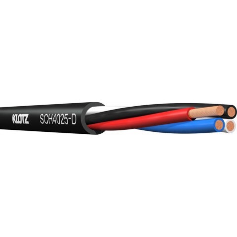 Klotz multicore hangfalkábel - LHC 4 x 2,5 mm² - FRNC - DCA - 100m