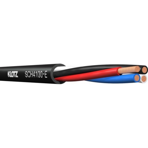 Klotz multicore hangfalkábel - LHC 4 x 10,0 mm² - FRNC - ECA - 1m
