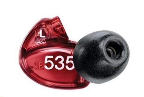SHURE Cserélhető fülrész SE535 - BAL oldal piros SHURE Cserélhető fülrész SE535 - BAL oldal piros
