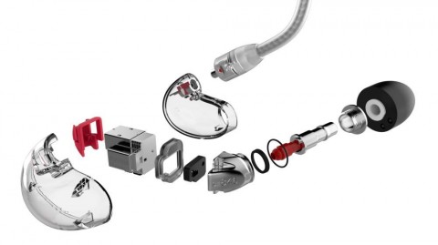 SHURE Négy driveres fülhallgató cserélhető kábel 3,5mm jack átlátszó Gen.2