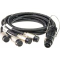 Klotz SPUTNIK TOP és SUB hangszóró adapter speakON 8p mama - 4 x EP 5p mama