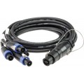 Klotz SPUTNIK TOP és SUB hangszóró adapter speakON 8p mama - 4 x speakON 4p mama