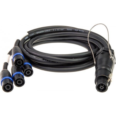 Klotz SPUTNIK TOP és SUB hangszóró adapter speakON 8p mama - 4 x speakON 4p papa