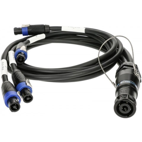 Klotz SPUTNIK TOP és SUB hangszóró adapter speakON 8p papa - 4 x speakON 4p mama