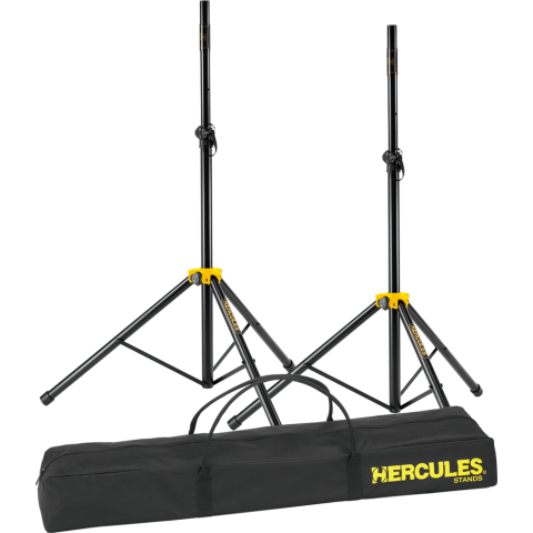 Hercules Hangfalállvány szett (2 db állvány + tok) 128-205 cm 35 mm - 38 mm bővítő max: 45kg