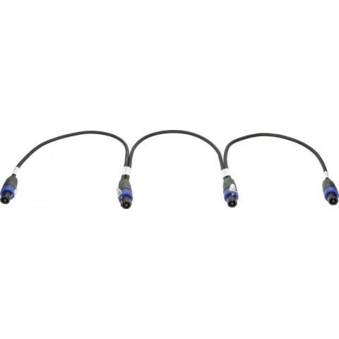 Klotz T Link párhuzamos adapter d&b speakON 4p mama-hez - 3 x speakON 4p mama - 0,6m