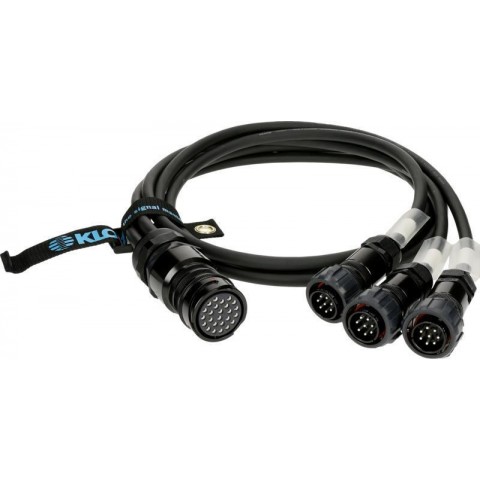 Klotz SPUTNIK hangszóróadapter PA-COM® 25p mama - 3 x PA-COM® 8p papa - 1m