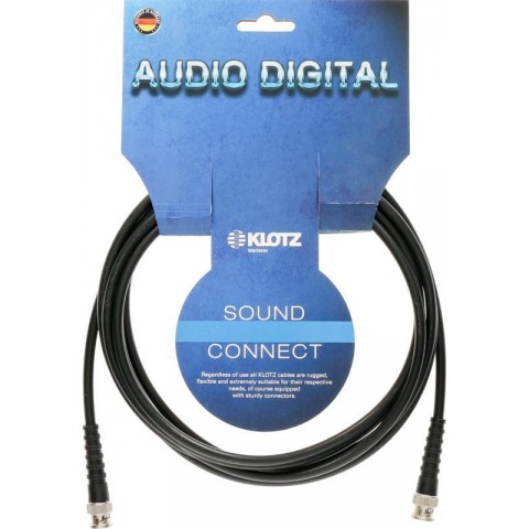 Klotz pro WordClock és AESid kábel Telegärtner BNC csatlakozókkal - 2m