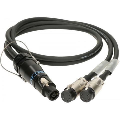 Klotz SPUTNIK Y hangszóró adapter speakON 8p mama - 2 x EP 5p mama - 1m